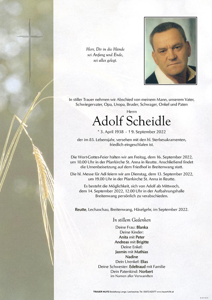 Adolf Scheidle